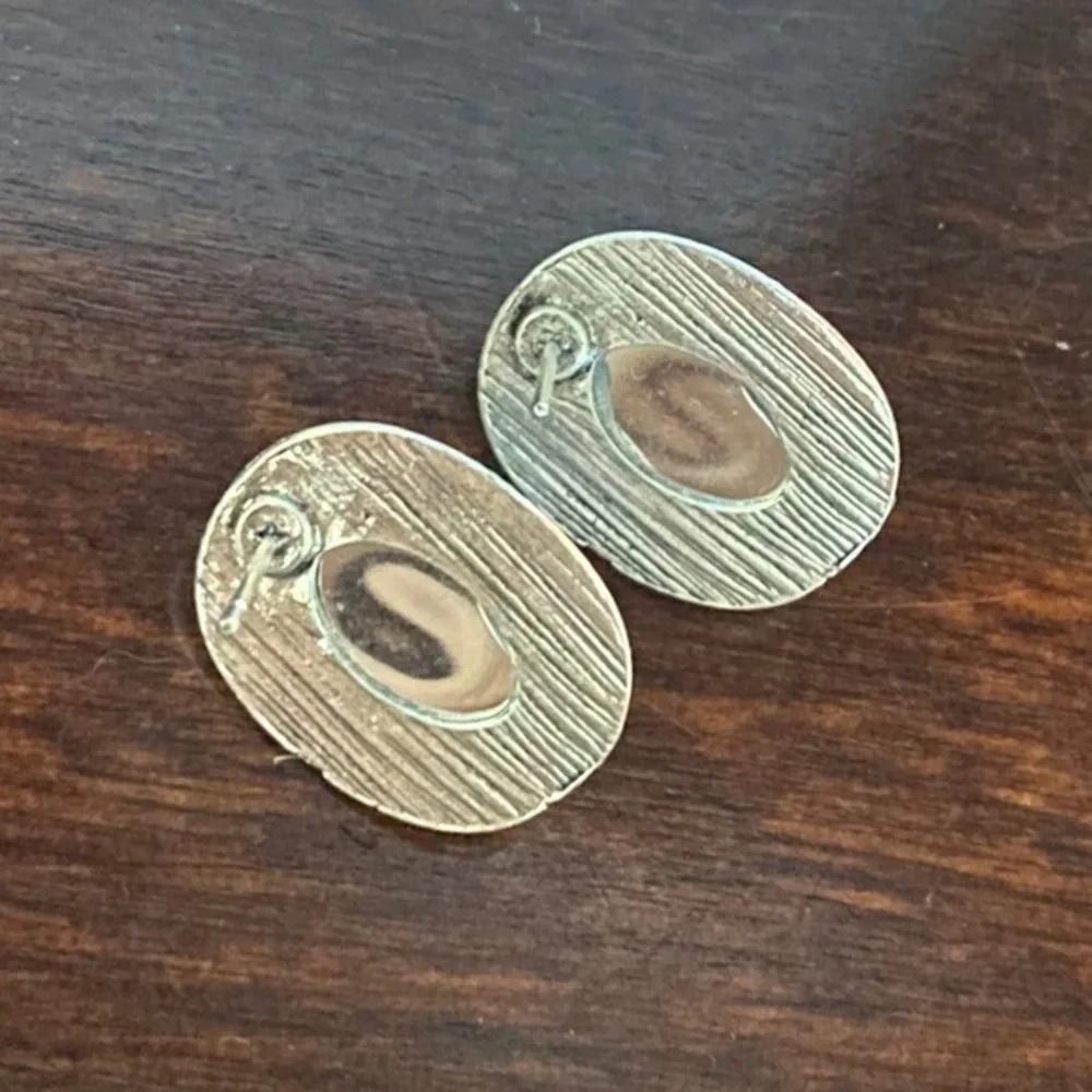 NWOT Oval Stone Earrings